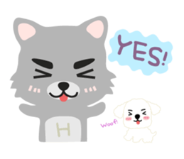 "H" the little foxy sticker #15853982