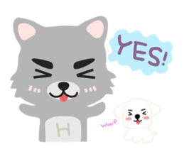 "H" the little foxy sticker #15853982