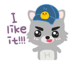 "H" the little foxy sticker #15853987