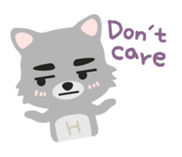 "H" the little foxy sticker #15853988