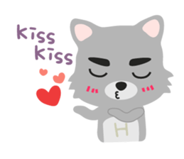 "H" the little foxy sticker #15853996