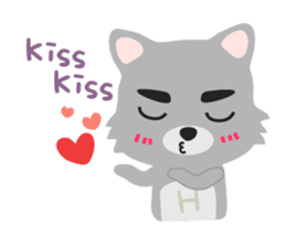 "H" the little foxy sticker #15853996