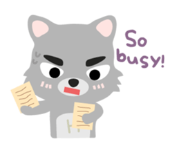 "H" the little foxy sticker #15853999
