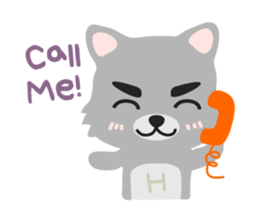 "H" the little foxy sticker #15854000