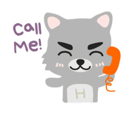 "H" the little foxy sticker #15854000