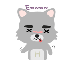 "H" the little foxy sticker #15854002