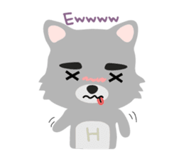 "H" the little foxy sticker #15854002