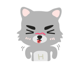 "H" the little foxy sticker #15854004