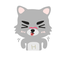 "H" the little foxy sticker #15854004