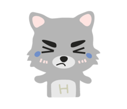 "H" the little foxy sticker #15854005