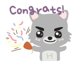 "H" the little foxy sticker #15854014