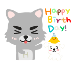 "H" the little foxy sticker #15854015