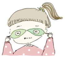 Peaple from Mako's notebook sticker #15854023