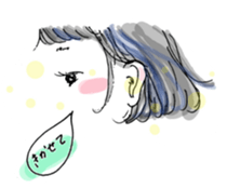 Peaple from Mako's notebook sticker #15854030