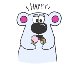 Shirokuma kun sticker #15854321