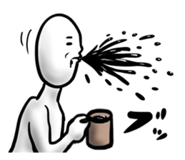 white man 1.1 sticker #15854433