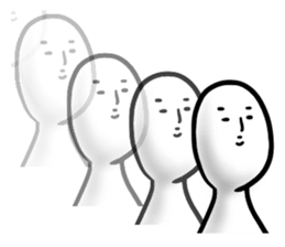 white man 1.1 sticker #15854445