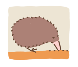 Relaxed Kiwi sticker #15854602