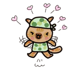 Her name is anzu,tortoiseshell cat. sticker #15854761