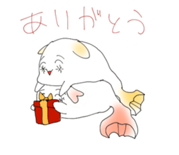 A fish-like bun sticker #15854985