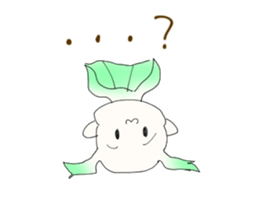 A fish-like bun sticker #15854993