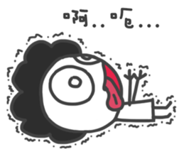 Mr. Afro Afro sticker #15855109