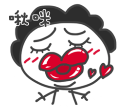 Mr. Afro Afro sticker #15855112