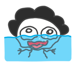 Mr. Afro Afro sticker #15855117