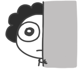 Mr. Afro Afro sticker #15855119