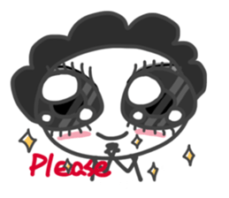 Mr. Afro Afro sticker #15855124