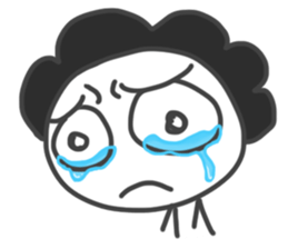 Mr. Afro Afro sticker #15855129