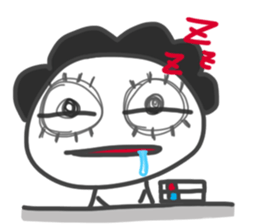 Mr. Afro Afro sticker #15855132