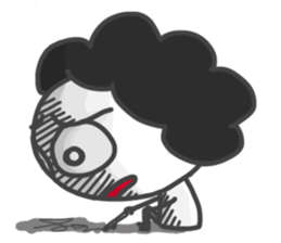 Mr. Afro Afro sticker #15855134