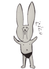 Rabbit`s who sticker #15855153