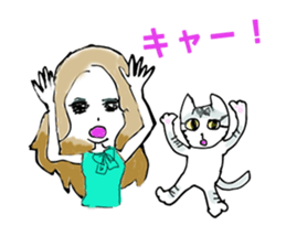 Cat Lover Sticker sticker #15855242