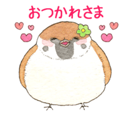 Sparrow's cute sticker sticker #15855250