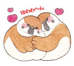 Sparrow's cute sticker sticker #15855253