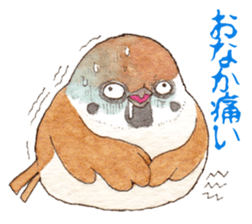 Sparrow's cute sticker sticker #15855258