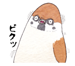 Sparrow's cute sticker sticker #15855263