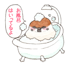 Sparrow's cute sticker sticker #15855268
