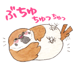 Sparrow's cute sticker sticker #15855270