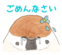 Sparrow's cute sticker sticker #15855273