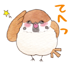 Sparrow's cute sticker sticker #15855281