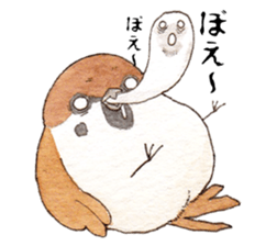 Sparrow's cute sticker sticker #15855283