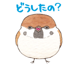 Sparrow's cute sticker sticker #15855285
