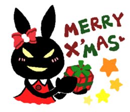 black rabbit stickers (Revision) sticker #15855356