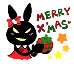 black rabbit stickers (Revision) sticker #15855356