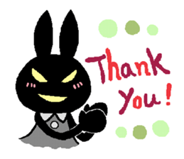black rabbit stickers (Revision) sticker #15855358