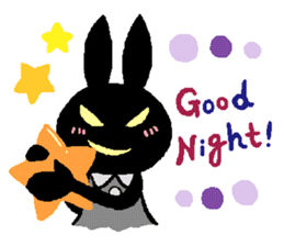 black rabbit stickers (Revision) sticker #15855361