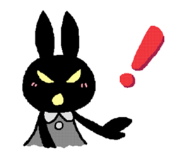 black rabbit stickers (Revision) sticker #15855364
